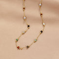 Collar Aria con Gemas Coloridas