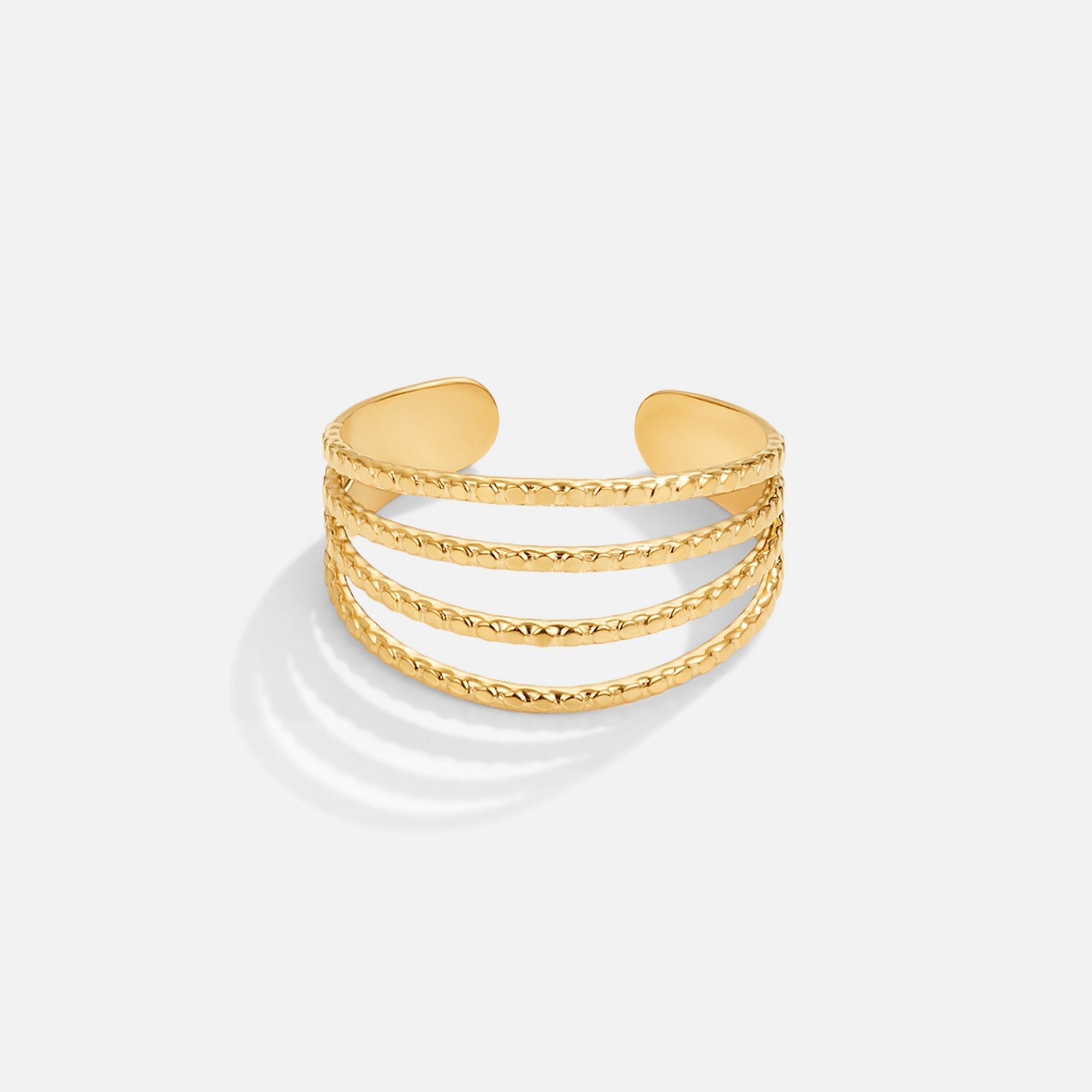 Anillo superpuesto Madison 18K