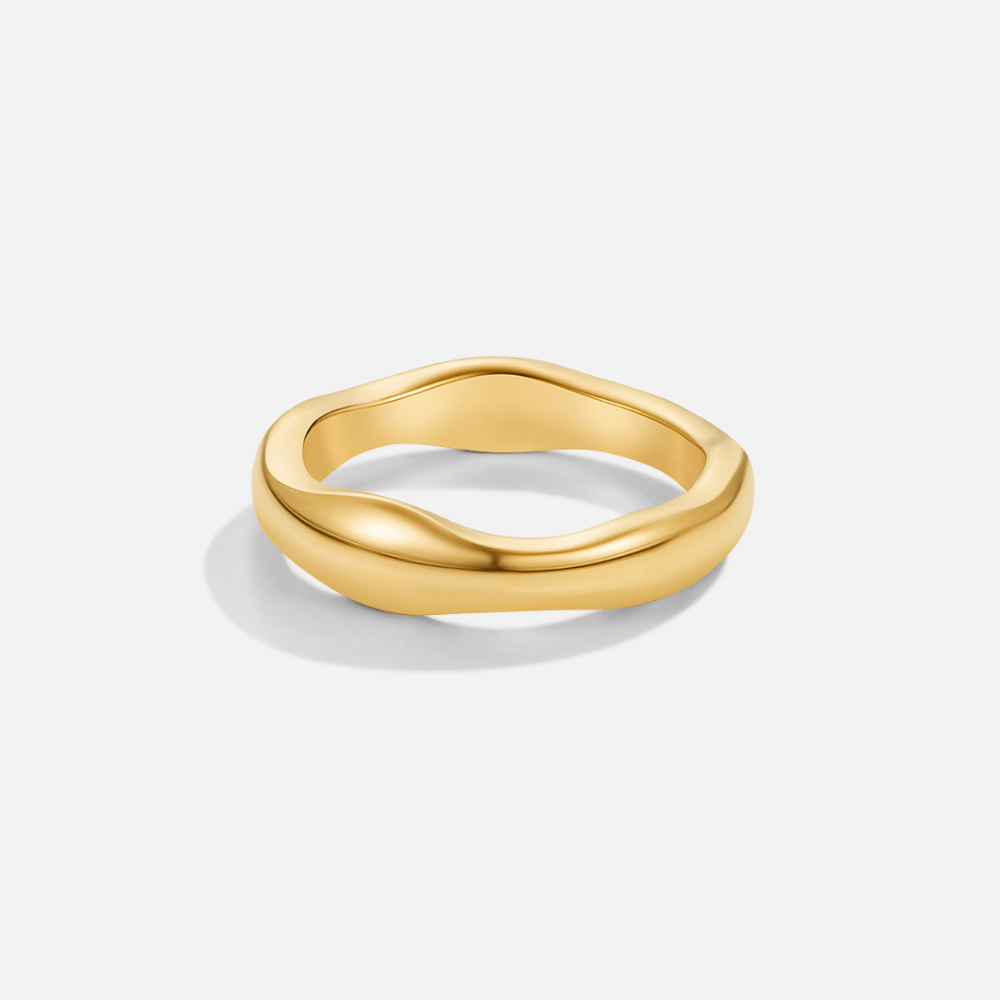 Anillo Ondulado Grueso Madison