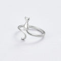 Anillo de Plata Gato de Medianoche
