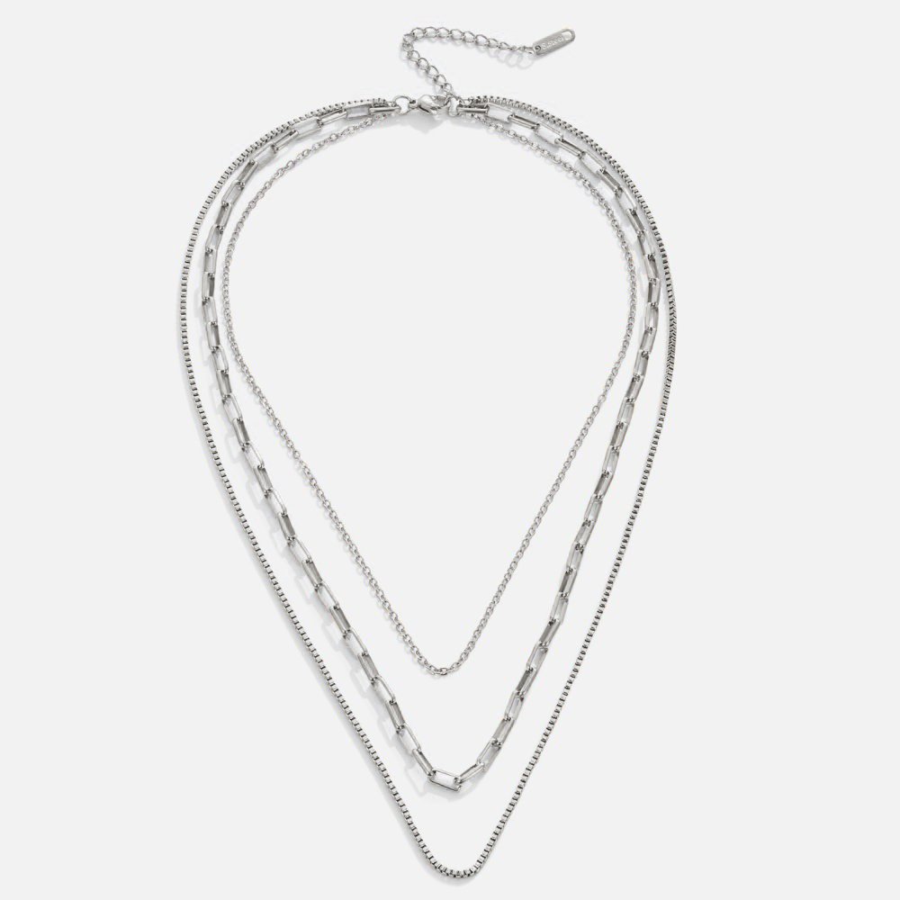 Collar de cadena superpuesta Miela