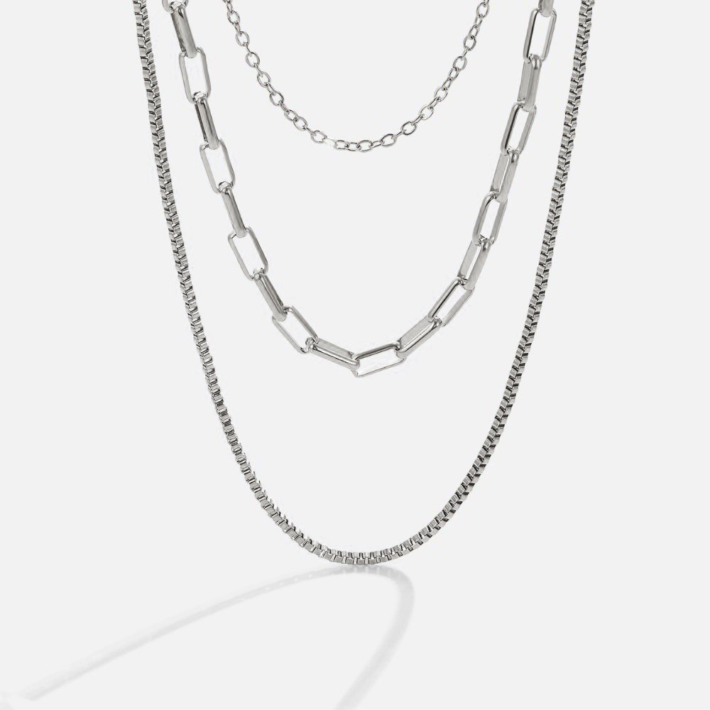 Collar de cadena superpuesta Miela