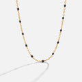 Collar de cuentas negras Mila