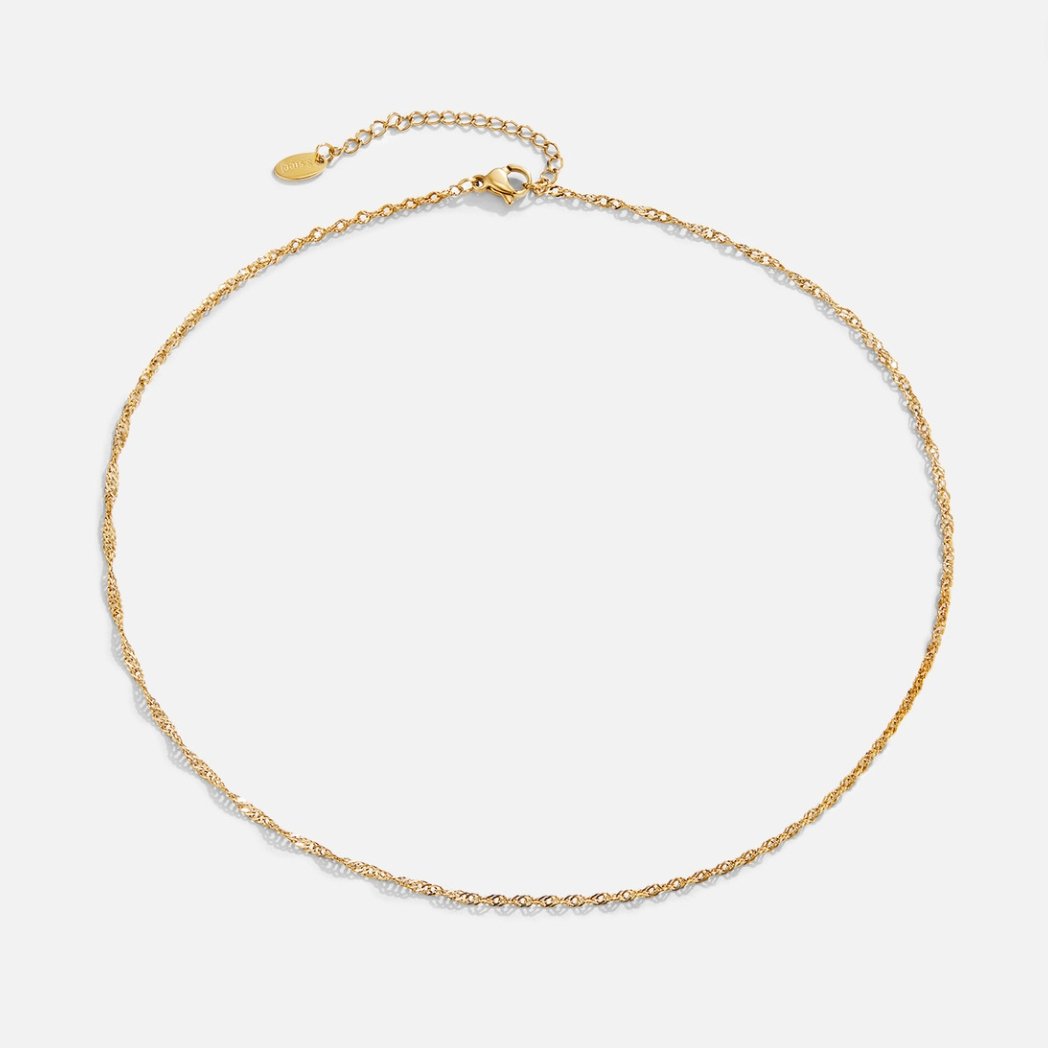 Collar cadena de oro Mila Twist