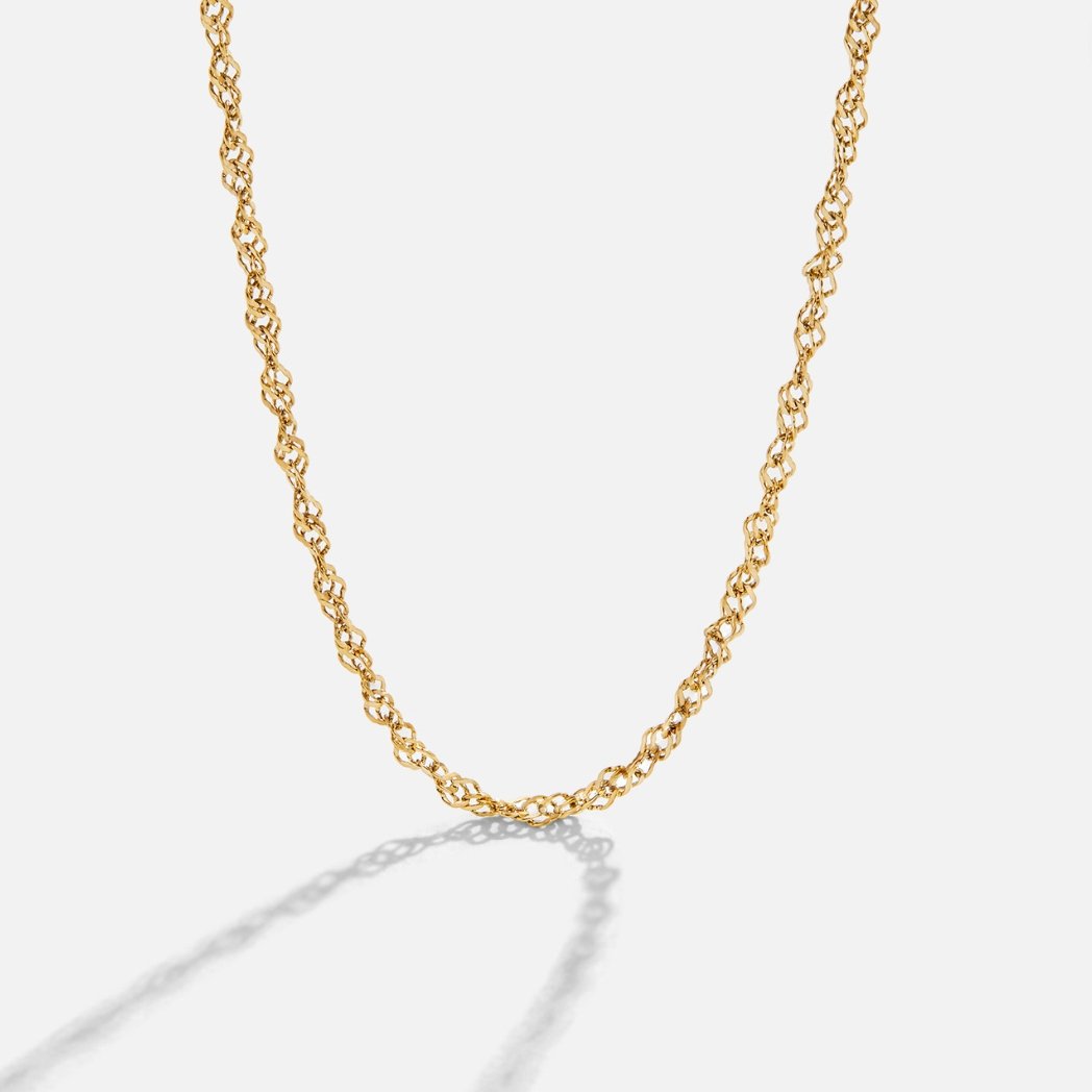 Collar cadena de oro Mila Twist