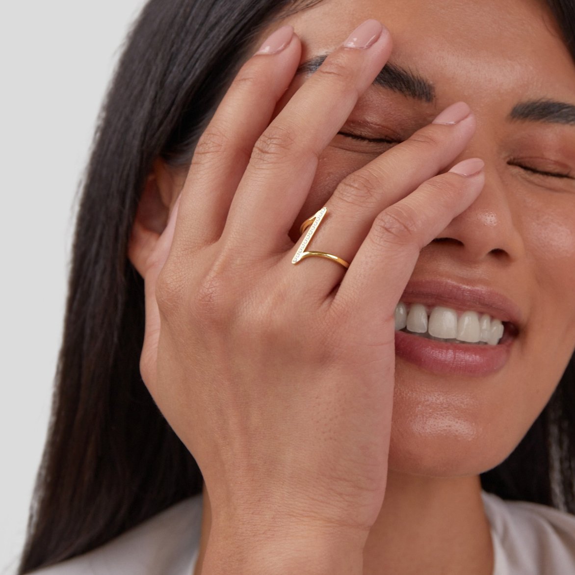 Anillo de oro trenzado Mila