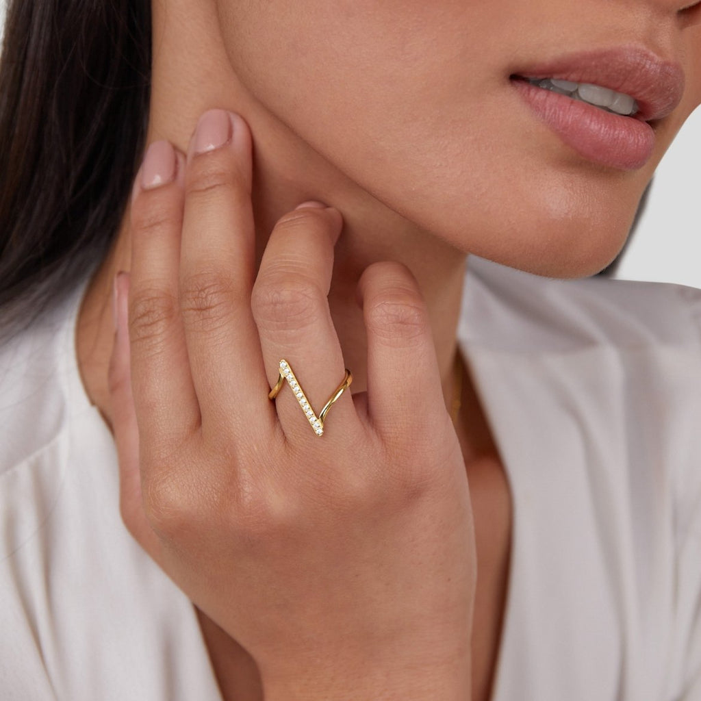 Anillo de oro trenzado Mila
