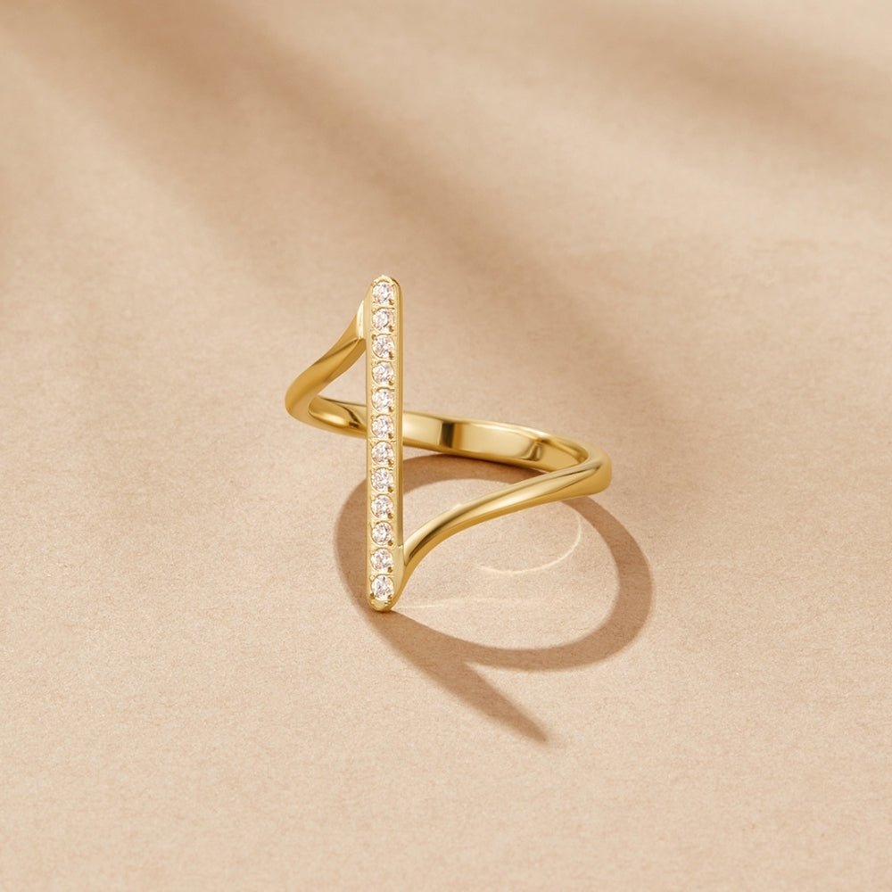 Anillo de oro trenzado Mila
