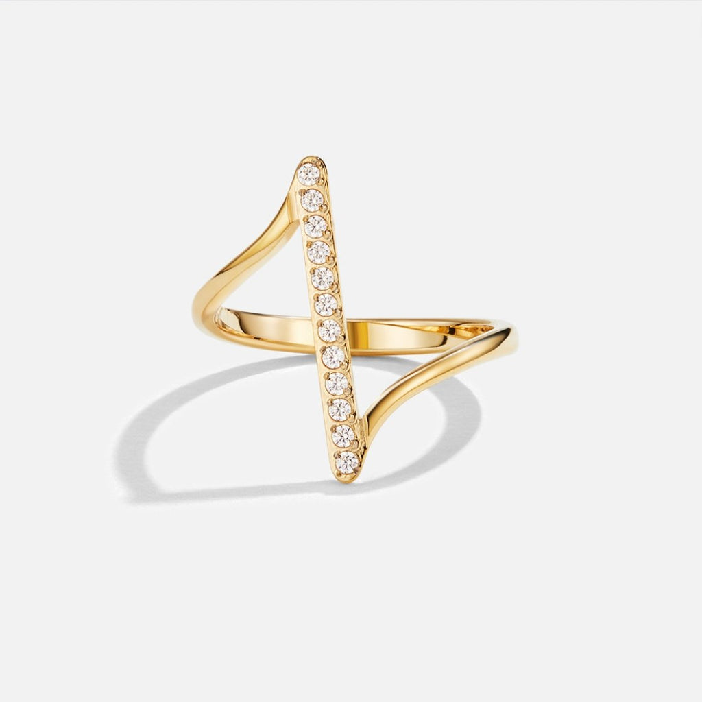 Anillo de oro trenzado Mila
