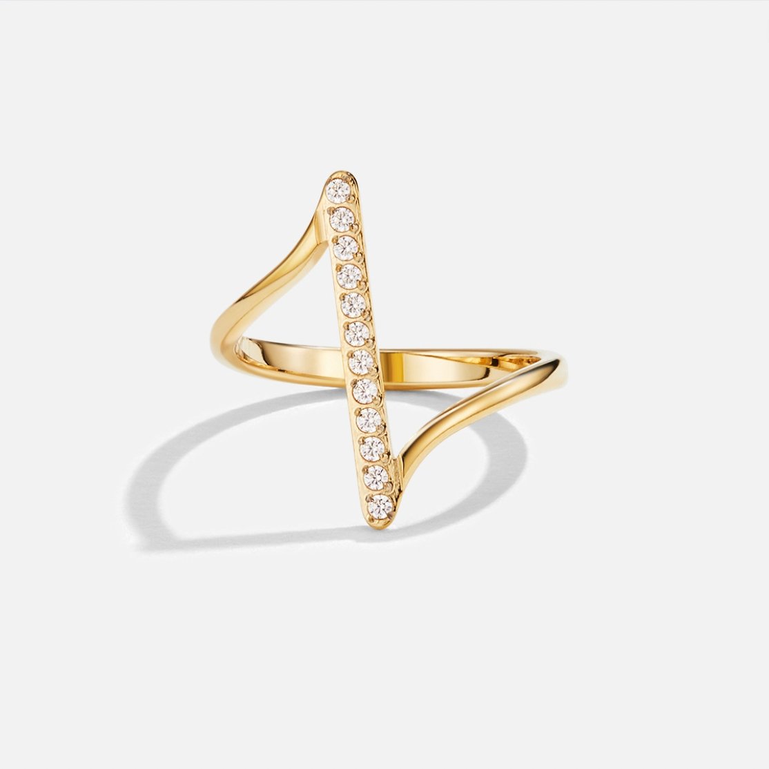 Anillo de oro trenzado Mila