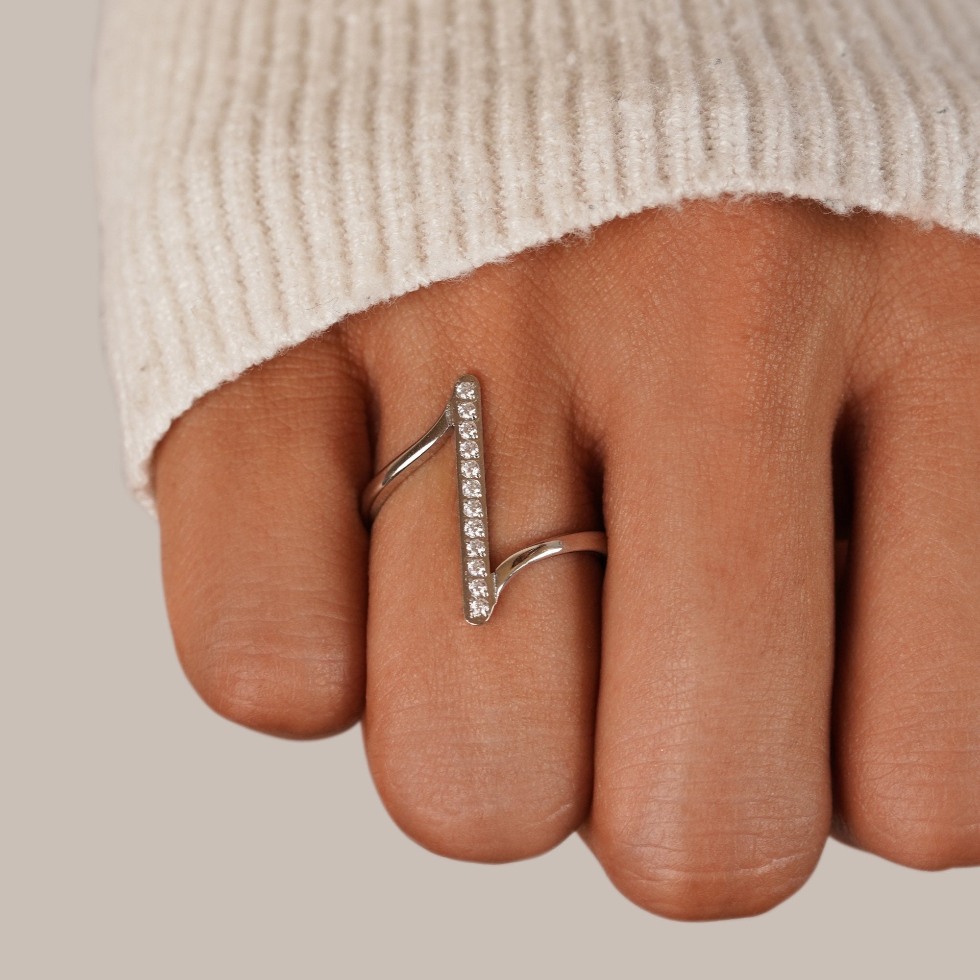 Anillo de Plata Retorcido Mila