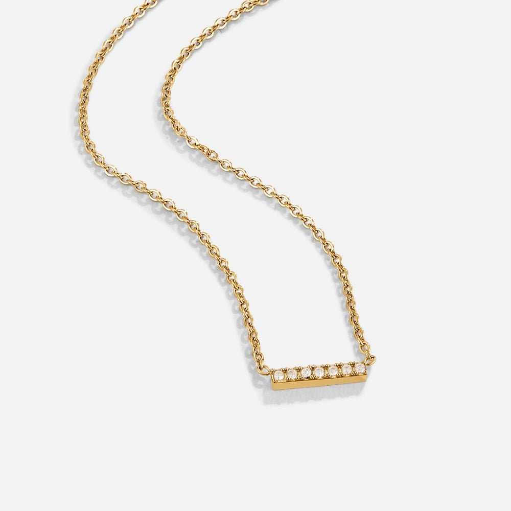 Collar con colgante de barra Missy Crystal