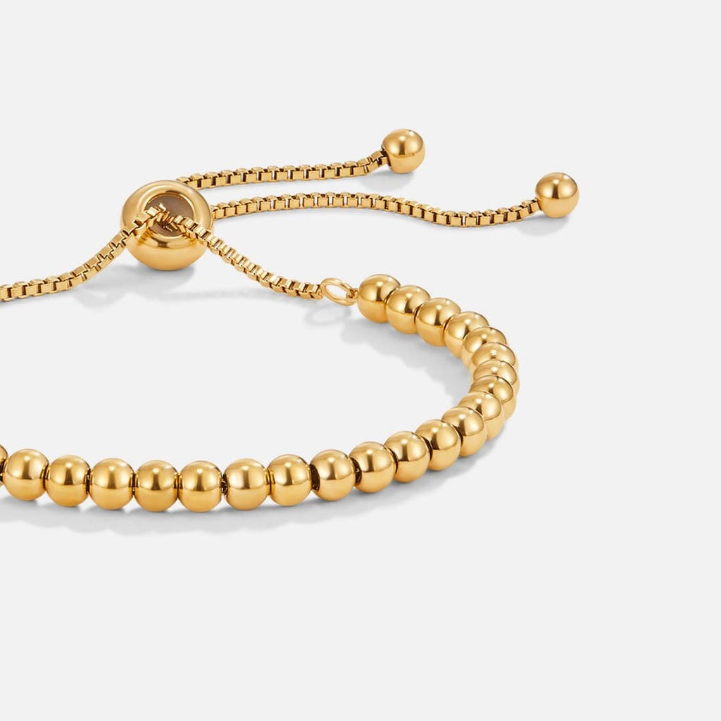 Pulsera Grace dorada con cuentas