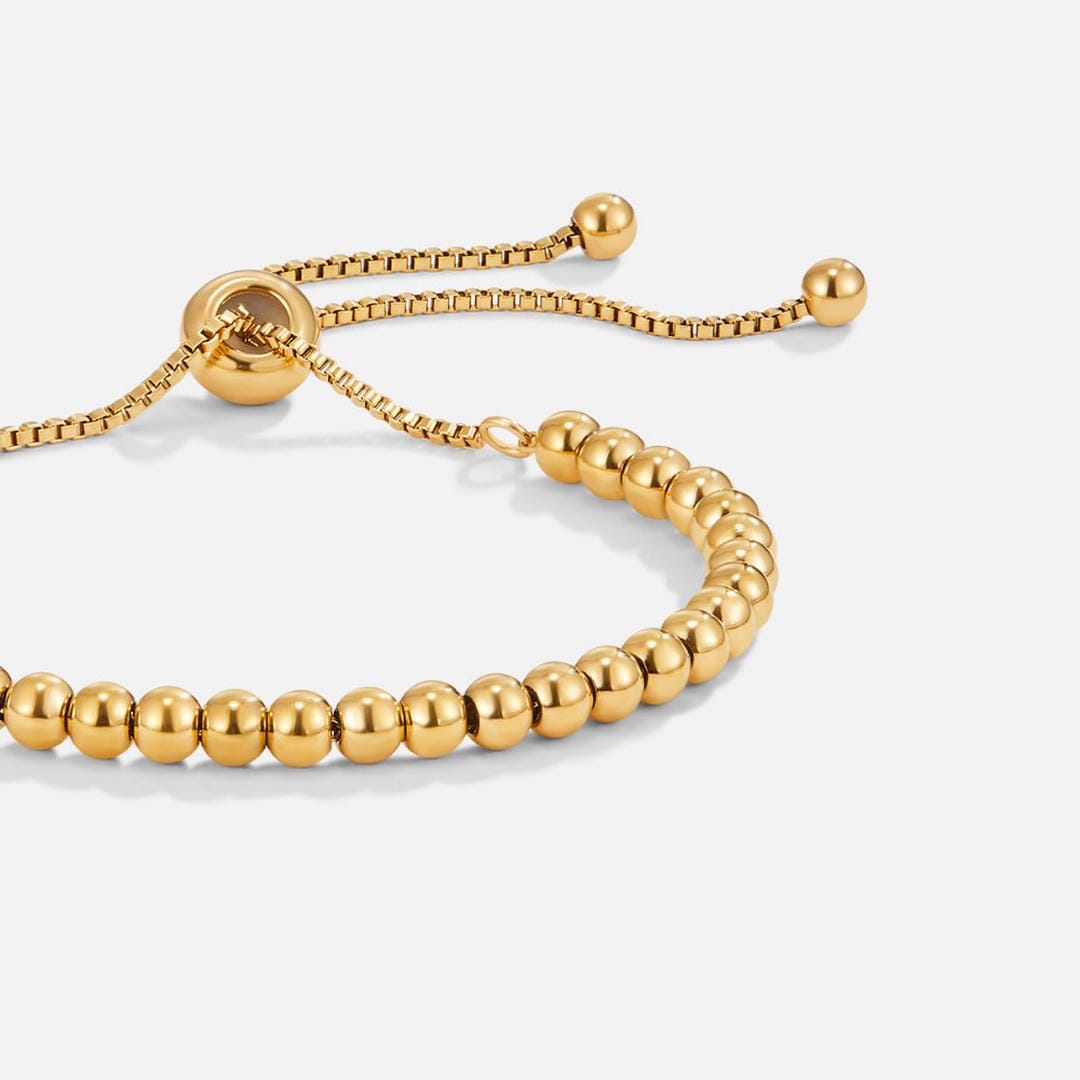 Pulsera Grace dorada con cuentas