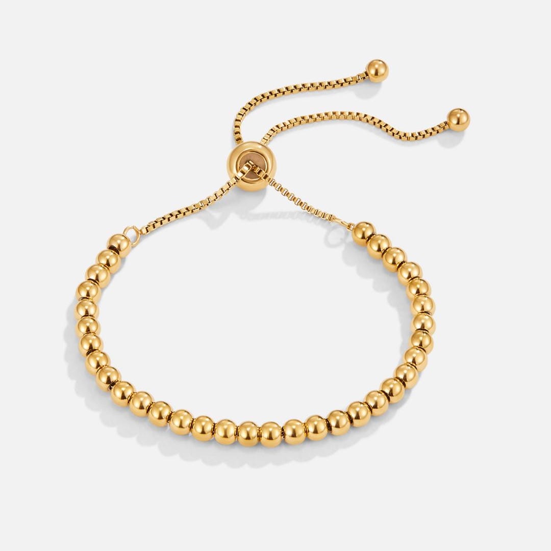 Pulsera Grace dorada con cuentas