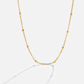 Elegante Collar Dorado Chic de Capas