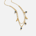 Collar Gota Olivia Azul