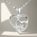Collar Corazón de Circonita Silver Paw
