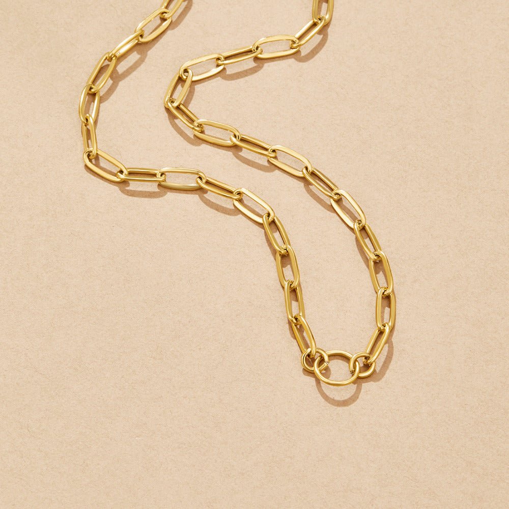 Collar con dije de eslabones Pia