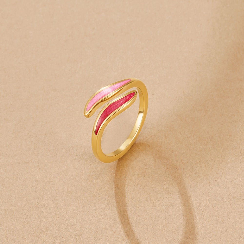 Anillo Envolvente Rubor Rosa