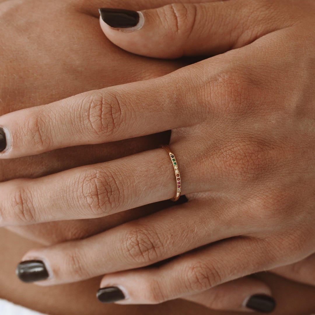 Anillo llamativo Golden Hour