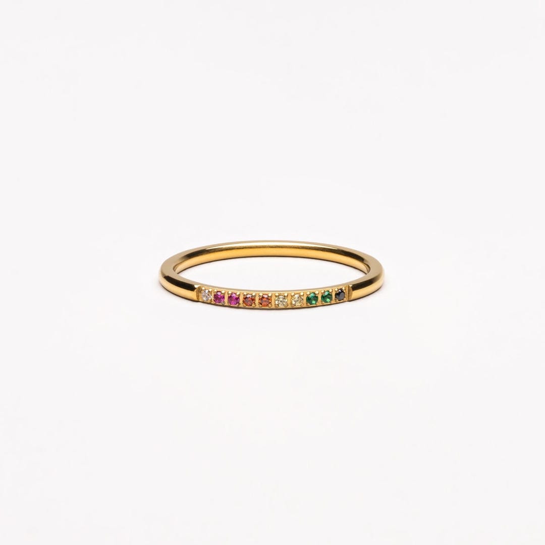Anillo llamativo Golden Hour