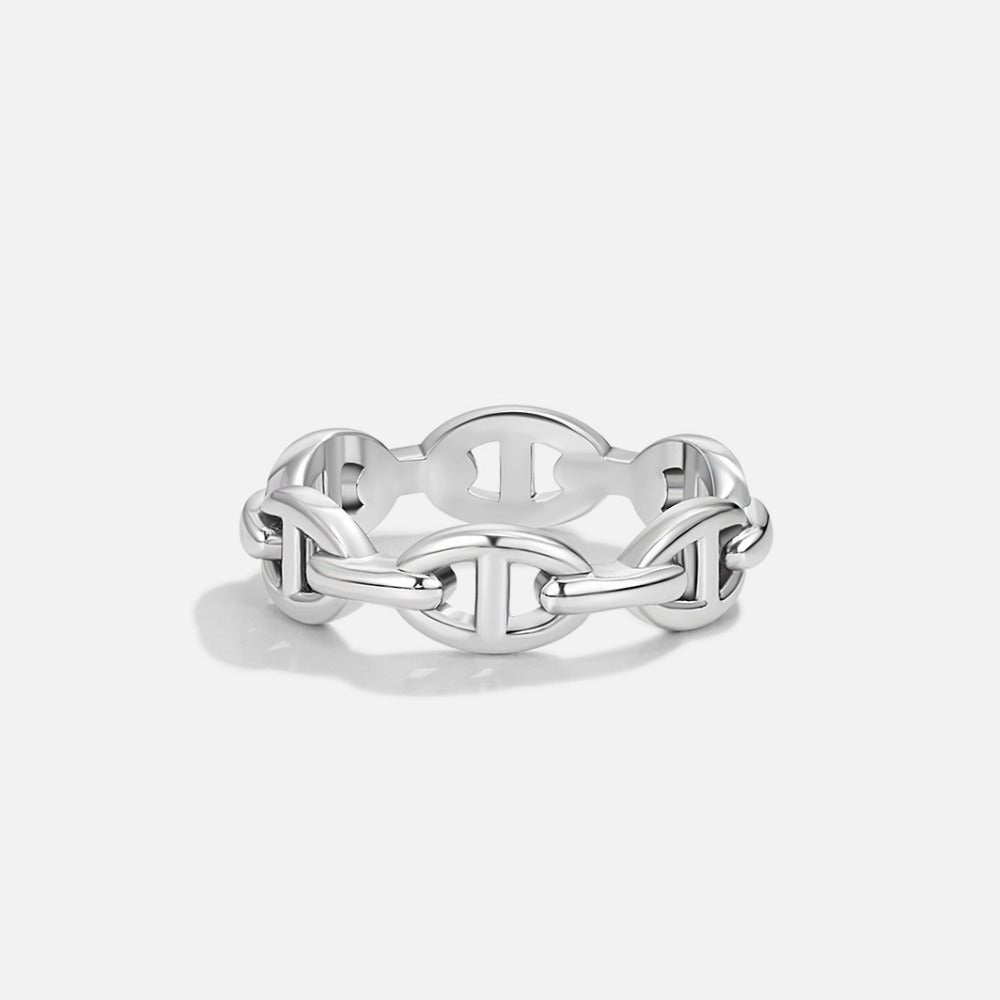 Anillo Raya de Plata de Ley