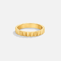 Anillo dorado geométrico Reene