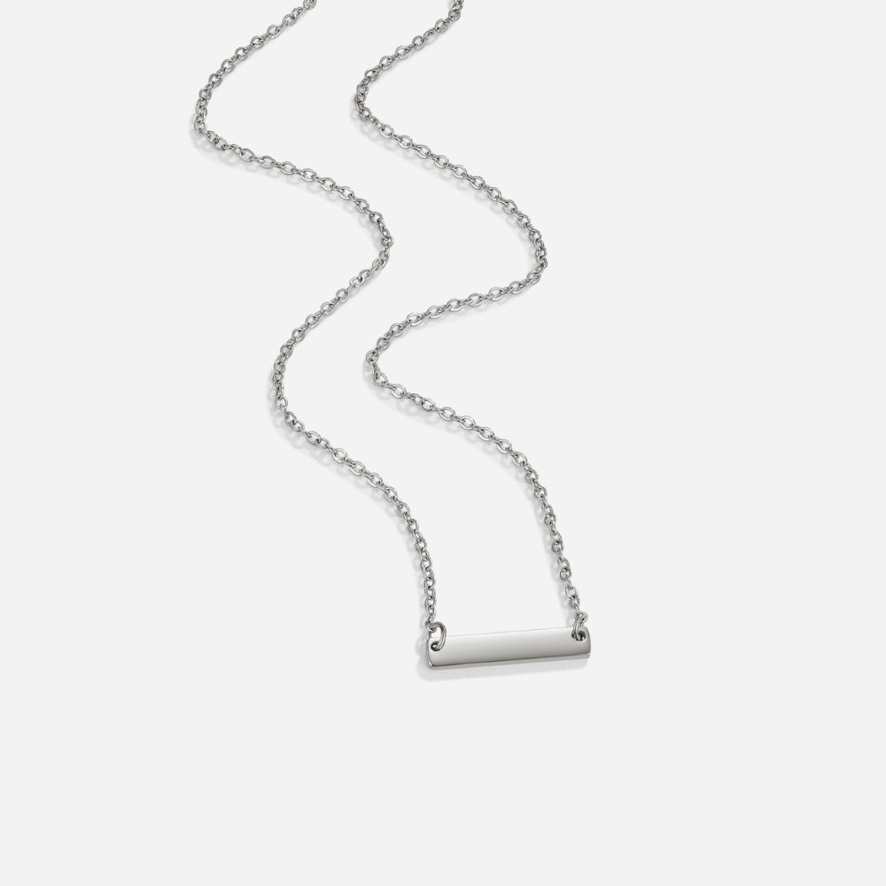 Collar Rina con barra de plata