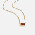 Collar Baguette de Rubí