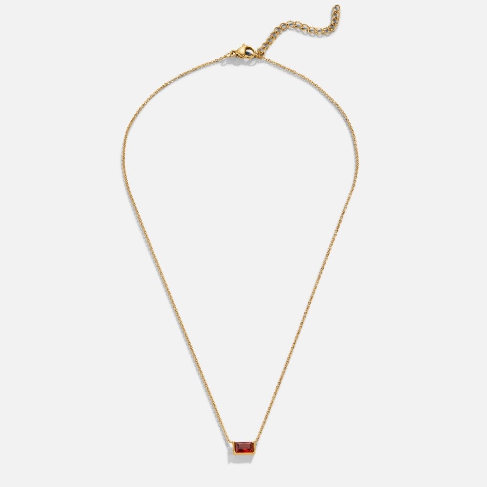 Collar Baguette de Rubí