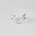 Anillo de envoltura en capas Silver Harper