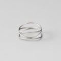 Anillo de plata con el símbolo de infinito