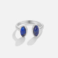 Anillo Envolvente de Plata y Lapislázuli