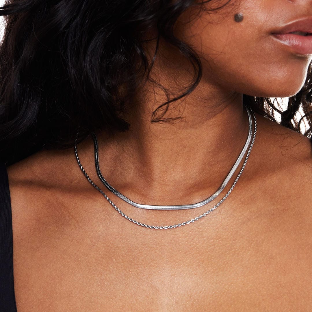 Elegante Conjunto de Collar en Capas Flow