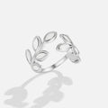 Anillo Hoja de Plata