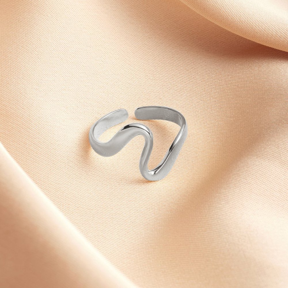 Anillo Ola de Plata