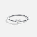 Anillo Corazón de Cristal "Pequeño Amor"