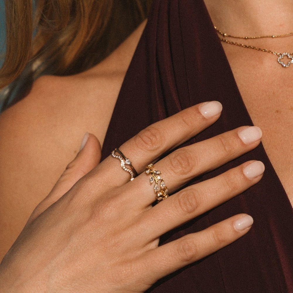 Anillo Corazón de Cristal "Pequeño Amor"