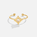 Anillo en forma de diamante Sofía
