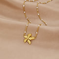 Collar de cuentas «Florecimiento primaveral»