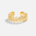 Anillo de hojas Flor de Verano