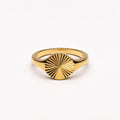 Anillo Círculo Solar en Oro o Plata