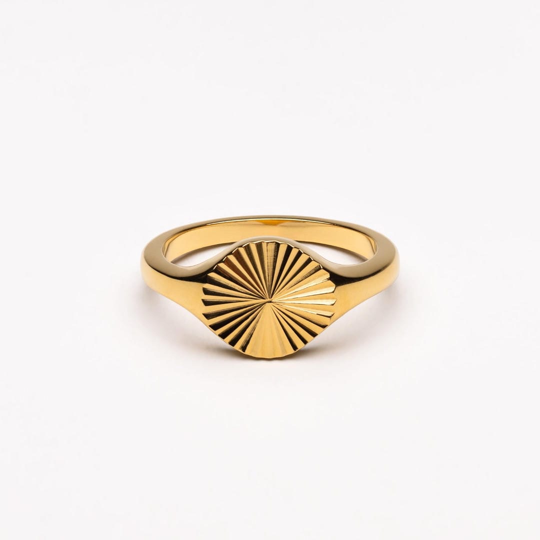 Anillo Círculo Solar en Oro o Plata
