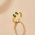 Anillo Tara Vintage con Esmeralda