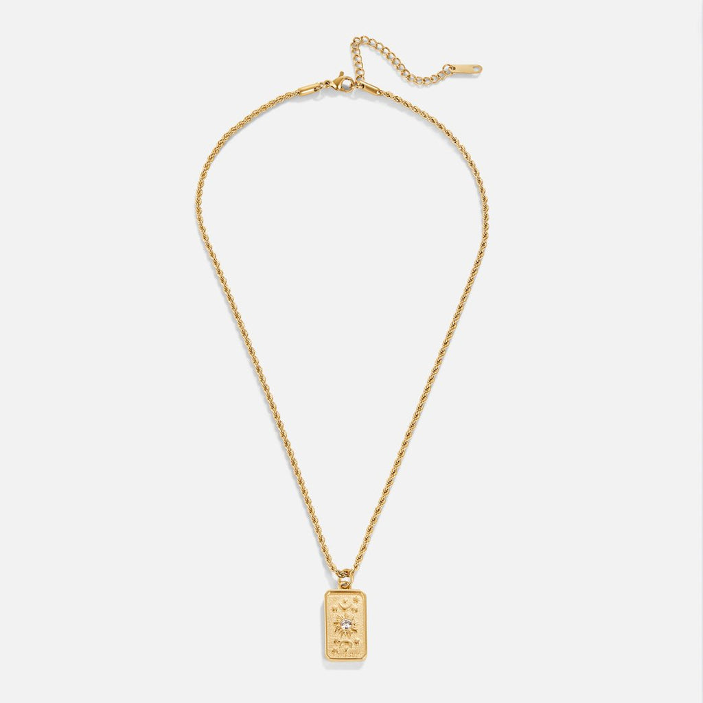 Collar Colgante de Tarot "El Sol"