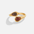 Anillo Envolvente de Piedra Ojo de Tigre