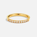 Anillo de cristal de 18K Belleza Eterna