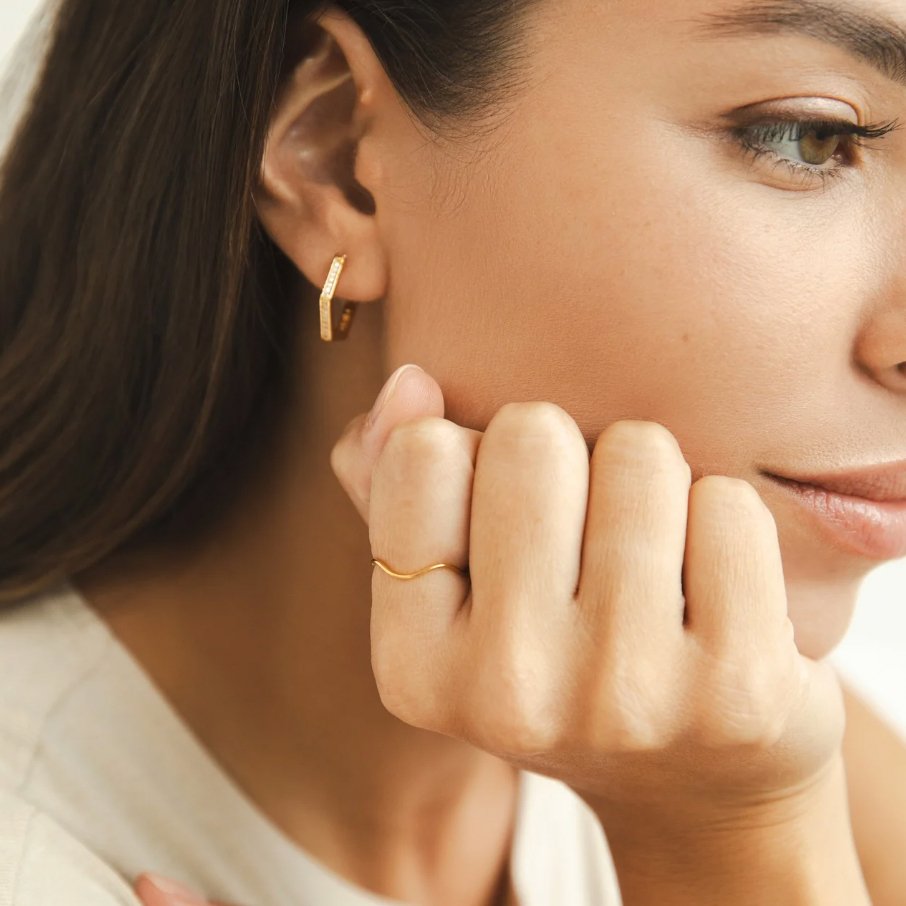 Anillo apilable Tina Gold