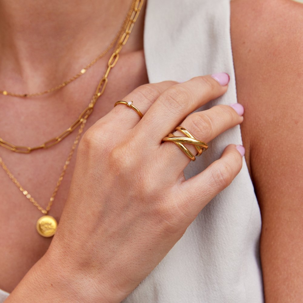 Anillo Trinity Gold